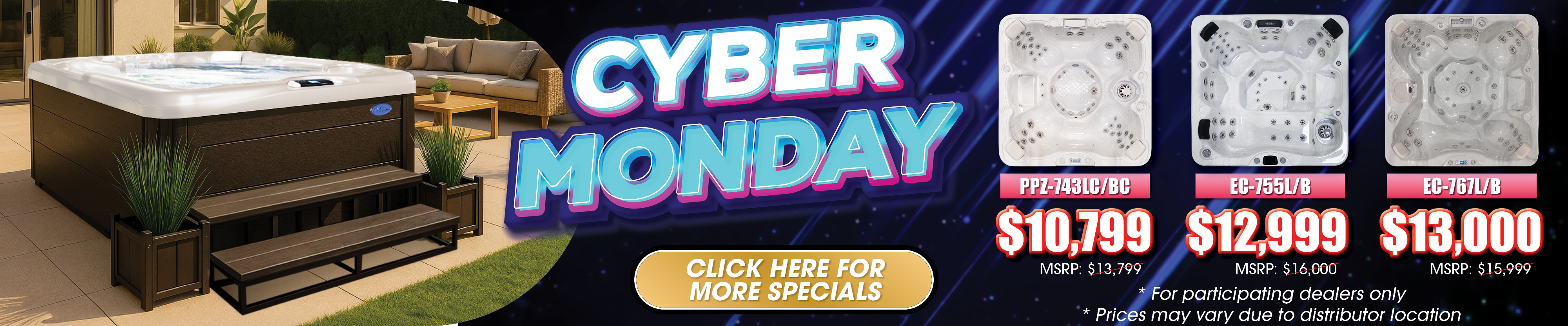 Calspas hot tub being used in a family setting - Swanzey