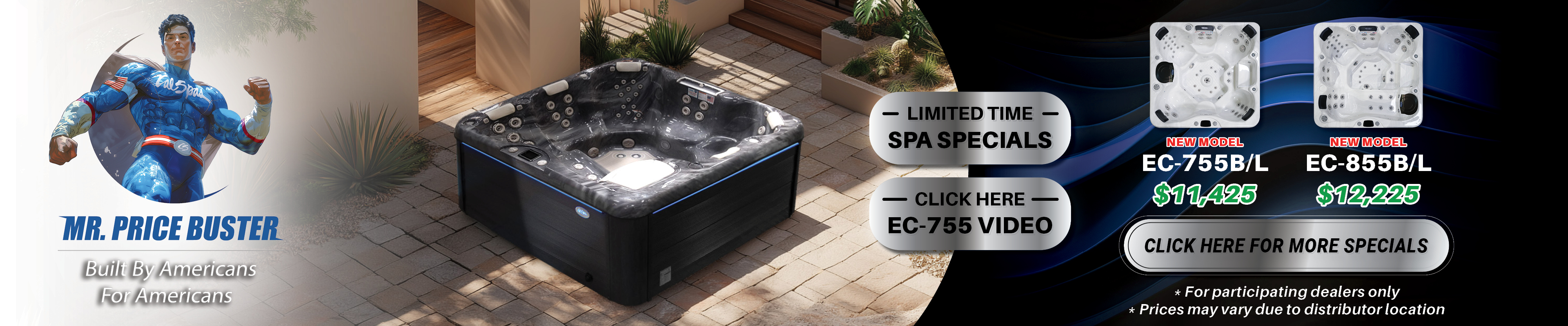 Calspas hot tub being used in a family setting - Swanzey